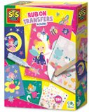 SES Creative Rub on transfers kaarten - 3-10 jaar