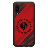 Athletic Club Coque de Téléphone 3D Samsung Galaxy A50 - Rouge et Noir Unique au Monde