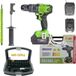 Procraft PA18BL perceuse-visseuse à percussion sans fil 20 V 50 Nm sans balai + 2x batterie 4,0 Ah + chargeur + mallette