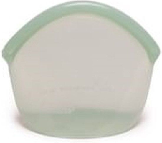 Food Huggers Hugger Bag - 400 ML - Green - Silicone - Food Storage Bag - BPA Free