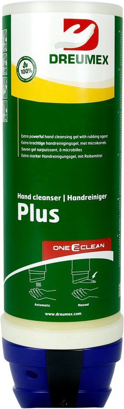 Dreumex Plus handreiniger One2Clean (3 liter) vulling voor dispenser - GEEL