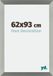 yd. Cadre photo 62x93 cm MDF Champagne Mura