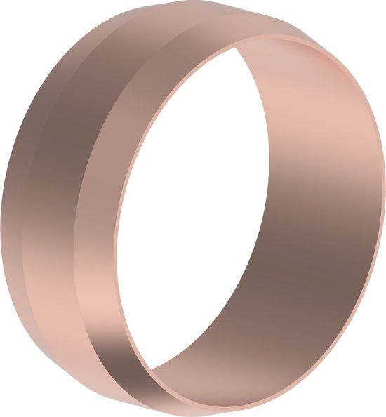 KIRCHHOFF CU knelring, blanco, 15 mm, knelfitting voor koperen buis (5x)