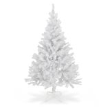 Spetebo Kunstkerstboom Groot - 180 cm Wit Kunstspar Inclusief Voet