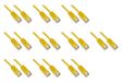 LINK LK6U0025YS10 – netwerkkabel categorie 6, onafgeschermd, UTP, halogeenvrij, 0,25 m, dun, verpakking van 10 stuks