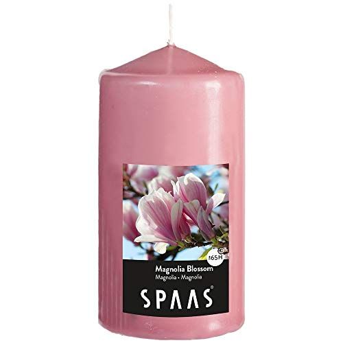 Spaas Geurende cilinderkaars 80/150 mm, ± 65 uur - Magnolia blossom - EAN: 5411708155797