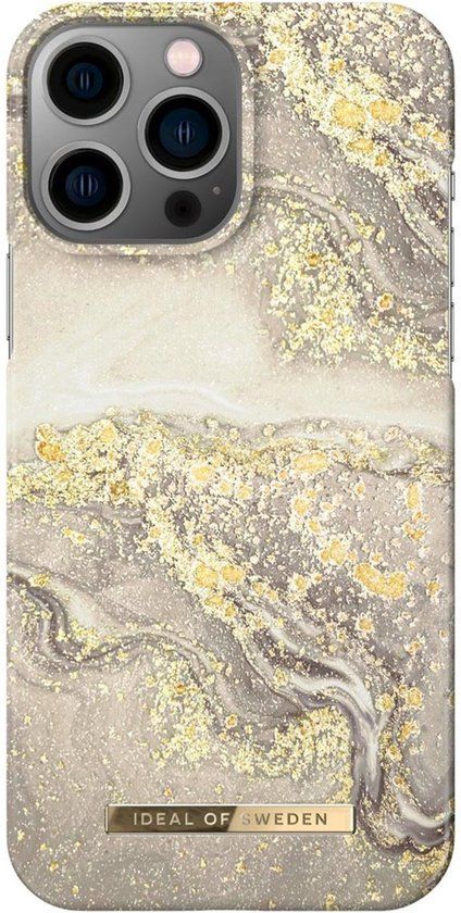 iDeal of Sweden Fashion Backcover voor de Apple iPhone 13 Pro Max - Sparkle Greige Marble