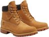 Timberland 6 Inch Premium Boot wheat - Women's Yellow Nubuck Boots - Size 43