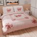 PETTI Artigiani Italiani - Dekbedovertrekset, Fiocco Rosa, 155 x 220 cm