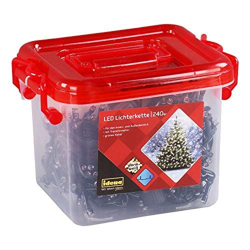 Idena 31816 - LED lichtketting - 240 LED - warm wit - 21 m - binnen/buiten