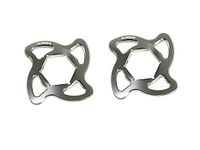 1 Accossato 1 paar voorspanschroeven, zilver met 22 mm binnenzeskant, voor Aprilia Rsv4 Factory Aprc Abs vanaf bouwjaar 2013 tot 2014 (CC 1000)