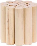 Merkloos / Sans marque Green Harmony Plantenkruk Hout Rond Gedraaid
