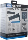 Oxford hotgrips advanced courier Zwart