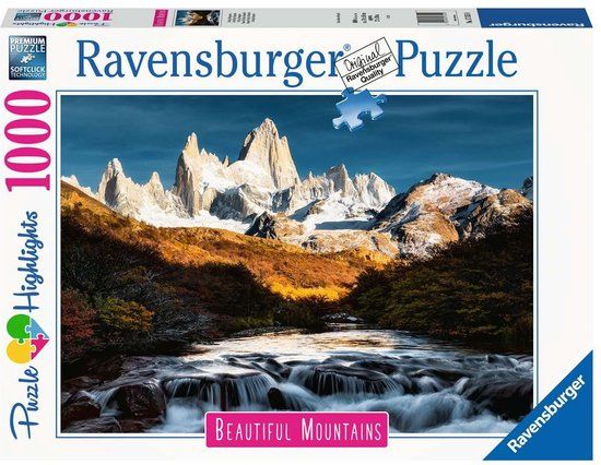 Ravensburger Monte Fitz Roy, Patagonië Legpuzzel - 1000 stukjes