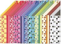 Creotime Patroonpapier A4 21 x 30 cm Multicolor 16 Stuks