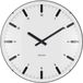 Karlsson Realista Dome Wandklok - Wit - 35cm
