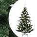 vidaXL Kunstkerstboom met kerstbal 120 cm 150 LED's Warmwit PE & PVC