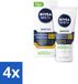 NIVEA MEN Sensitive Gezichtscrème met SPF 15 - 75 ml - 4 stuks