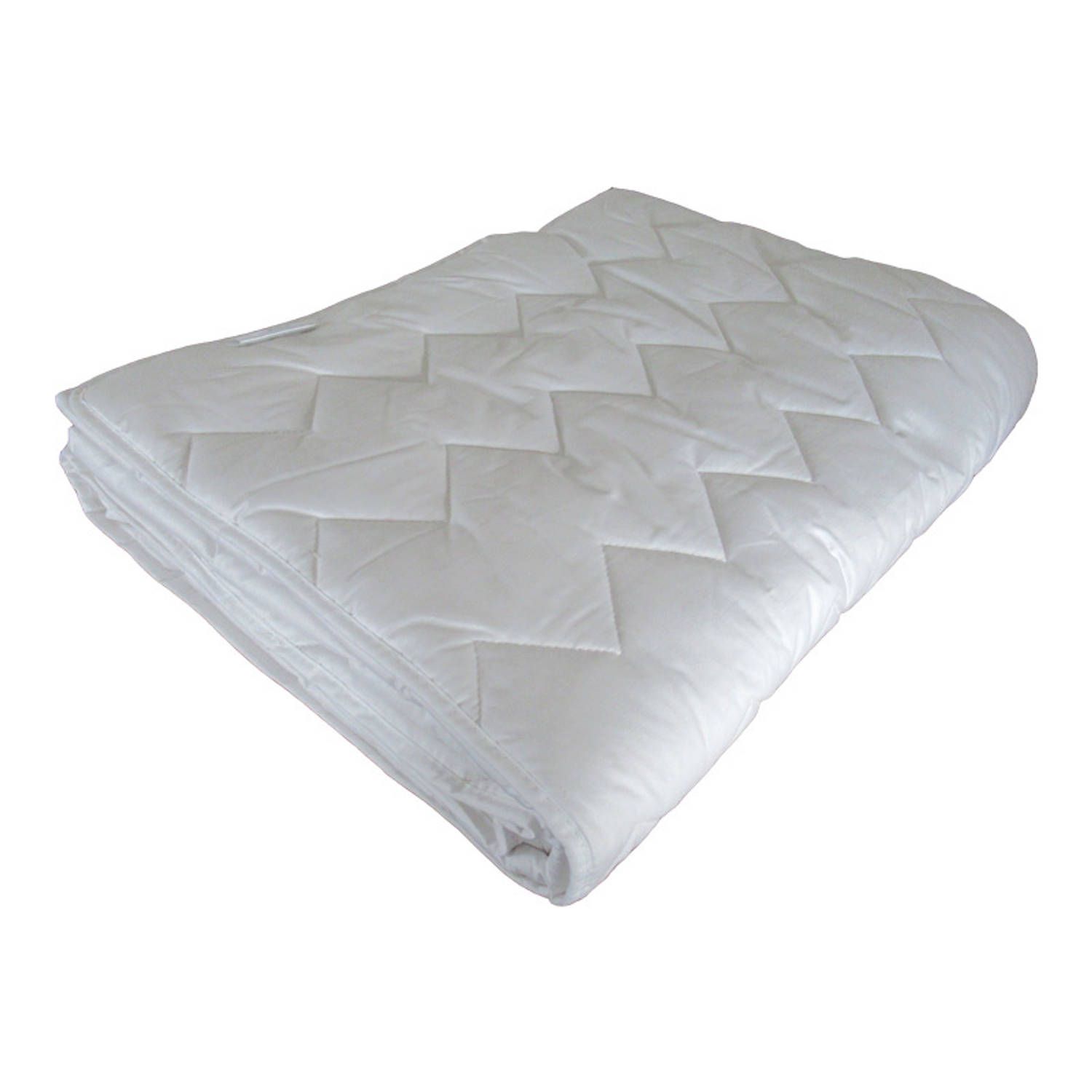iSleep Silk Comfort Zomerdekbed Zijde - Litsjumeaux XL - 260x220 cm - Wit