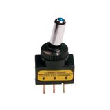 Pilot Pilot Aan/uit schakelaar, 12 V, 20 A, Blauw, LED, LA_45561