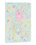 Turnowsky Weekplanner 13 maanden, medium 2025-2026, weekplanner voor studenten en leraren, met bladwijzers, vaste omslag en bloemenmotieven, 224 kleurrijke pagina's, 11,8 x 18 cm, groen