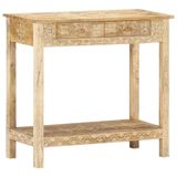 VidaXL Wandtafel 80x35x74 cm massief mangohout