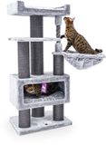 Petrebels Parklane 131 Krabpaal - Grijs - Extra Dikke Stammen - 58 x 45 x 131 cm