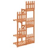 VidaXL Plantenstandaard 60x25x130 cm massief vurenhout