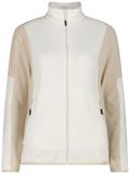 CMP Dames trainingsjack Grid Tech Thermal Beige Wit Polyester XXXL