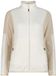 CMP Dames trainingsjack Grid Tech Thermal Beige Wit Polyester XXXL