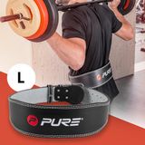 Pure2Improve Gewichthefriem L omtrek 88-115 cm Zwart, Rood