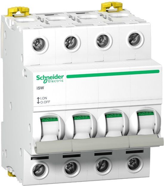 Schneider Electric Schneider - Lastschakelaar 4P 63A 415Vac - A9S65463