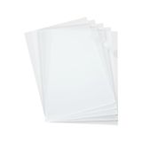 G4GADGET Heavy Duty A4 Clear Plastic Open Top & Side Report File Project Presentatie Covers Pack van 50