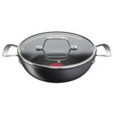 Tefal Unlimited Wok met Deksel - 26cm - Titanium Anti-Scratch