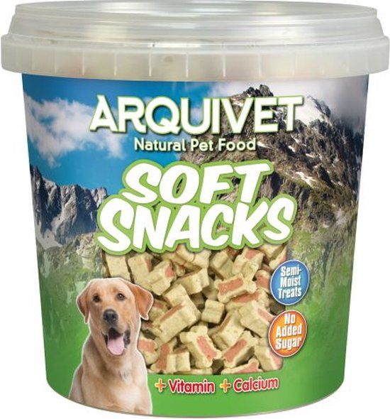 Arquivet Soft Snacks Botjes Duo Zalm en Rijst - 100 gr