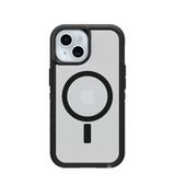 OtterBox Defender Series XT Clear Case for iPhone 15, 14, and 13 - Dark Side (Black/Clear)