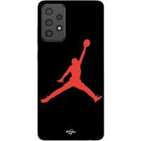 Jordan Coque Pour Samsung Galaxy A72 logo 23 nike basketball couleur rouge Manacase