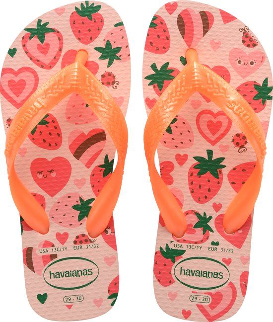 Havaianas HAV. KIDS FLORES Roze/CONFETI Meisjes Slippers - Roze/confetti