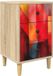 vidaXL Nachtkastje HEESCH Sonoma Eiken 36 x 33 x 60 cm Bewerkt hout