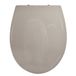 Spirella WC-bril Brooke PP 100% gerecycled - softclose softclose - 45,7 x 37,2 x 4 cm - glanzend taupe - universeel aanpasbaar design