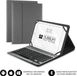 SUBBLIM Case for Tablet and Keyboard KEYTAB PRO BLUETOOTH 10.1" Grey
