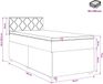 vidaXL Boxspringbed met matras met hoofdeinde Roze 90 x 190 cm Fluweel