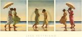 Your Decoration B.V. Impression d'art Jack Vettriano - Summer Days Triptychon 70x36cm