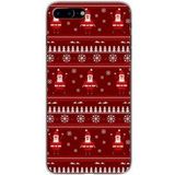 1001 coques Apple iPhone 7 Plus Bedrukt siliconen hoesje pull de noel santa