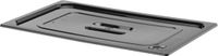 HENDI Deksel voor GN containers – zwart polycarbonaat – temperatuurbestendig – 530x325 mm