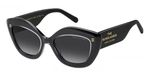 Marc Jacobs MARC 800/S Crystal Black Zonnebril Vrouwen 52mm