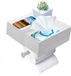 Unyqoos Porte-rouleau de papier toilette moderne avec rangement