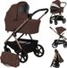 Lionelo Carmine 2-in-1 Kinderwagen - Bruin