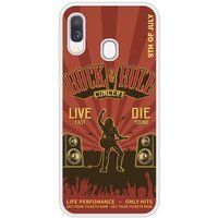 Samsung Galaxy A40 Versterkt Hard Case - Rock and Roll Design