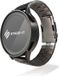 Strap-it Titanium grain horlogeband - donkergrijs